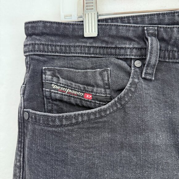 Diesel Thommer X Jeans Mens 34x30 Black Slim Skinny Stretch - Picture 10 of 14